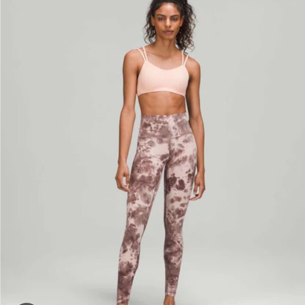 lululemon athletica tie dye align leggings 25” size 2